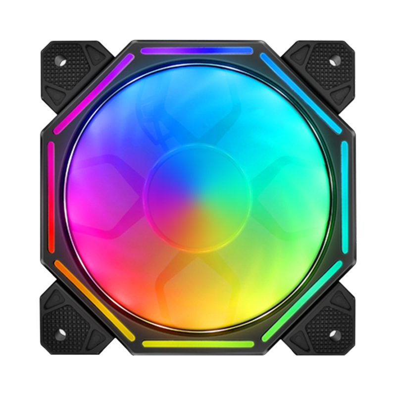 TrueNort Pc Case Fan 120mm RGB 6Pin 12V 3W Black, Single Fan | BJ-120-01 TrueNort Pc Case Fan 120mm RGB 6Pin 12V 3W Black, Single Fan | BJ-120-01
